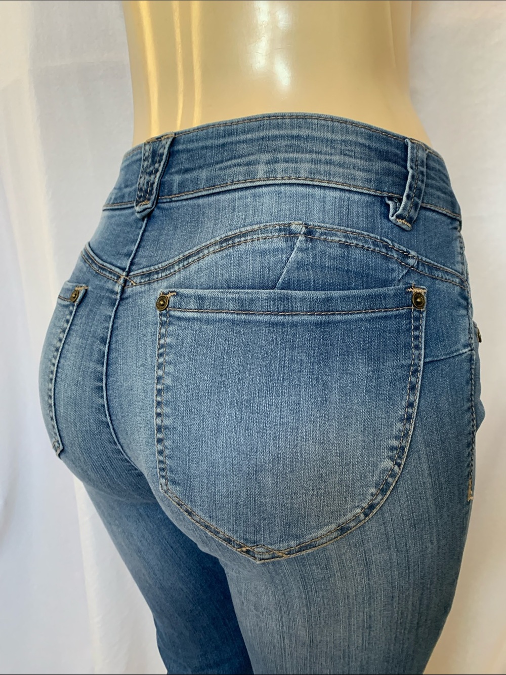 DEMOCRACY Jeans Tummy Control High-Rise Size 6 Skinny Ankle Skimmer NWOT